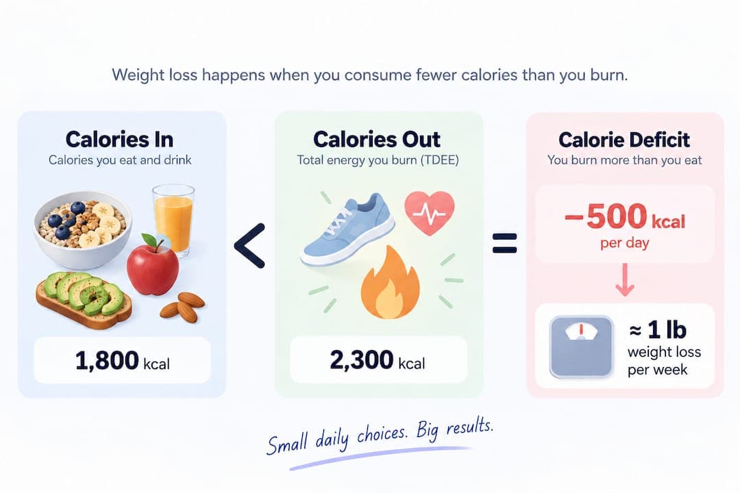 Calorie Deficit Formula: Exact Equations and Two Worked Examples